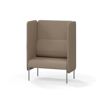 Adapt 90 høj ryg, dobbelte sidepaneler sh 45 cm