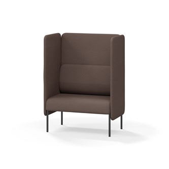 Adapt 90 høj ryg, dobbelte sidepaneler sh 45 cm
