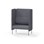Adapt 90 høj ryg, dobbelte sidepaneler sh 45 cm