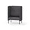 Adapt 90 høj ryg, dobbelte sidepaneler sh 45 cm