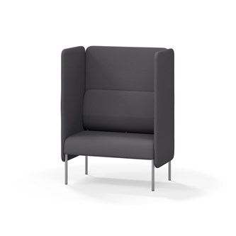 Adapt 90 høj ryg, dobbelte sidepaneler sh 45 cm