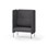 Adapt 90 høj ryg, dobbelte sidepaneler sh 45 cm