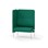 Adapt 90 høj ryg, sidepanel højre sh 45 cm
