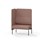 Adapt 90 høj ryg, sidepanel højre sh 45 cm