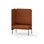 Adapt 90 høj ryg, sidepanel højre sh 45 cm
