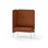 Adapt 90 høj ryg, sidepanel højre sh 45 cm