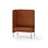Adapt 90 høj ryg, sidepanel højre sh 45 cm