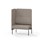 Adapt 90 høj ryg, sidepanel højre sh 45 cm
