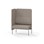 Adapt 90 høj ryg, sidepanel højre sh 45 cm