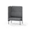 Adapt 90 høj ryg, sidepanel højre sh 45 cm