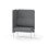 Adapt 90 høj ryg, sidepanel højre sh 45 cm