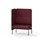 Adapt 90 høj ryg, sidepanel højre sh 45 cm