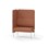 Adapt 90 høj ryg, sidepanel højre sh 45 cm