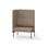 Adapt 90 høj ryg, sidepanel højre sh 45 cm