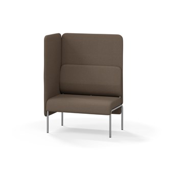 Adapt 90 høj ryg, sidepanel højre sh 45 cm