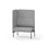 Adapt 90 høj ryg, sidepanel højre sh 45 cm