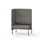 Adapt 90 høj ryg, sidepanel højre sh 45 cm