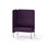 Adapt 90 høj ryg, sidepanel højre sh 45 cm