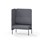 Adapt 90 høj ryg, sidepanel højre sh 45 cm