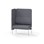 Adapt 90 høj ryg, sidepanel højre sh 45 cm