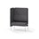 Adapt 90 høj ryg, sidepanel højre sh 45 cm