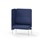 Adapt 90 høj ryg, sidepanel højre sh 45 cm