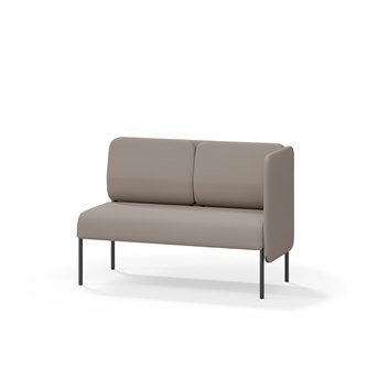 Adapt 120 lav ryg, sidepanel venstre sh 45 cm
