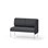 Adapt 120 lav ryg, sidepanel venstre sh 45 cm