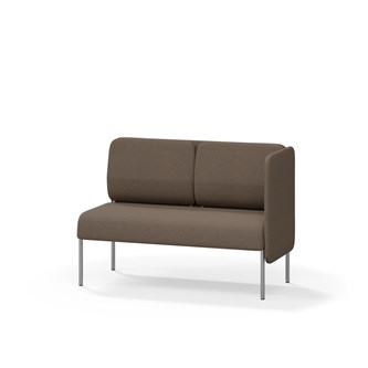 Adapt 120 lav ryg, sidepanel venstre sh 45 cm