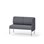Adapt 120 lav ryg, sidepanel venstre sh 45 cm