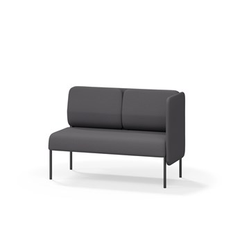 Adapt 120 lav ryg, sidepanel venstre sh 45 cm