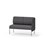 Adapt 120 lav ryg, sidepanel venstre sh 45 cm