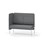 Adapt 120 medium ryg, sidepanel højre sh 45 cm