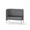 Adapt 120 medium ryg, sidepanel højre sh 45 cm