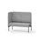 Adapt 120 medium ryg, sidepanel højre sh 45 cm