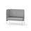 Adapt 120 medium ryg, sidepanel højre sh 45 cm