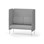 Adapt 120 høj ryg, dobbelte sidepaneler sh 45 cm