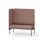 Adapt 120 høj ryg, sidepanel højre sh 45 cm