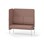 Adapt 120 høj ryg, sidepanel højre sh 45 cm