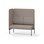 Adapt 120 høj ryg, sidepanel højre sh 45 cm