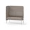 Adapt 120 høj ryg, sidepanel højre sh 45 cm