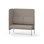 Adapt 120 høj ryg, sidepanel højre sh 45 cm
