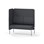 Adapt 120 høj ryg, sidepanel højre sh 45 cm