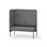 Adapt 120 høj ryg, sidepanel højre sh 45 cm