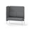 Adapt 120 høj ryg, sidepanel højre sh 45 cm