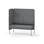 Adapt 120 høj ryg, sidepanel højre sh 45 cm