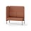 Adapt 120 høj ryg, sidepanel højre sh 45 cm