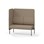 Adapt 120 høj ryg, sidepanel højre sh 45 cm