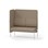 Adapt 120 høj ryg, sidepanel højre sh 45 cm