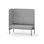 Adapt 120 høj ryg, sidepanel højre sh 45 cm